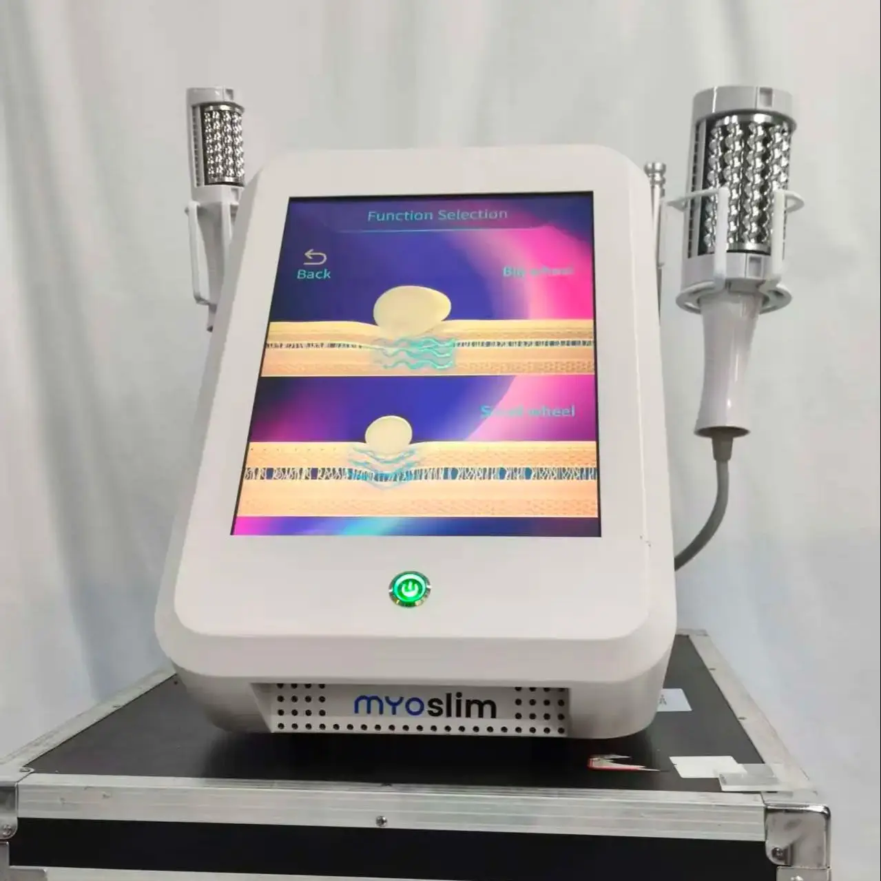 2025 2 IN 1 EMS Myosilm Fat Removal Cellulite 360D Massage Roller Electromagnetic Muscle Building Training For salon In Sculpt