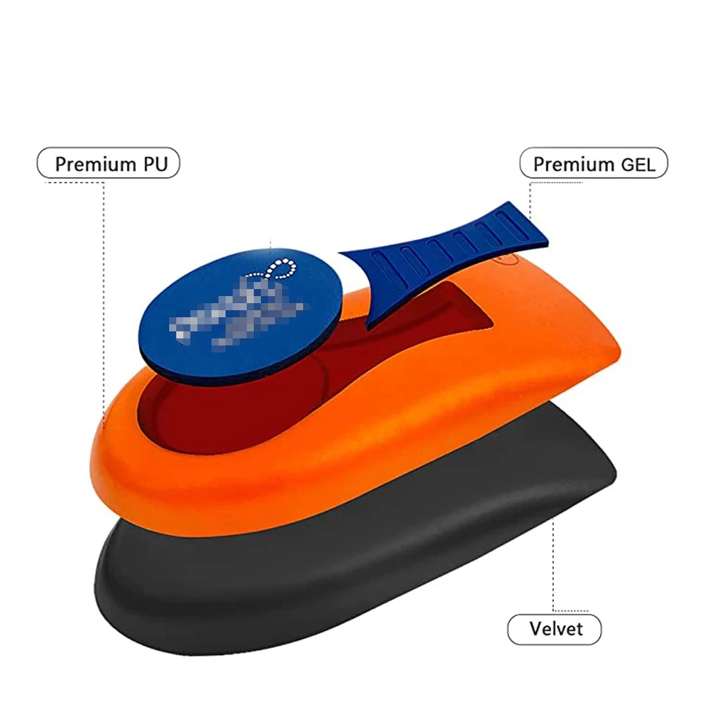 Plantar Fasciitis Half Insoles for Shoes Man Woman Flatfoot Arch Support Orthopedic Insole Sport Shock Absorption Shoe Insert