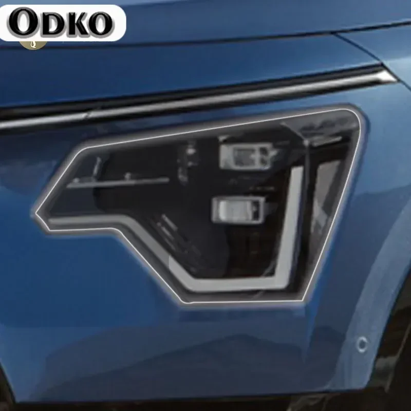 

Для Kia NIRO SG2 2022-2023 внешние фары автомобиля, защита от царапин, ТПУ, PPF, защитная пленка, ремонтная пленка против царапин, аксессуары