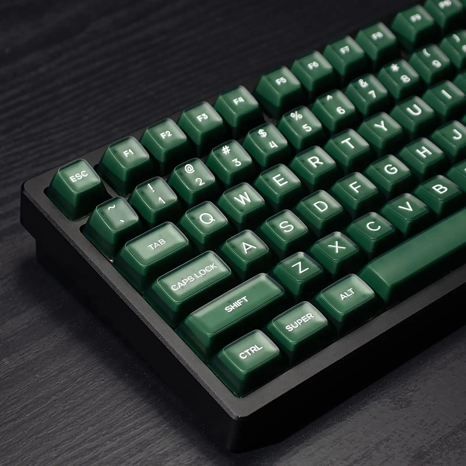 142 Keys Green Translucent SA Keycaps Double Shot PBT Keycaps For Cherry MX 61/64/87/104/108 Mechanical Keyboard ISO ANSI Layout