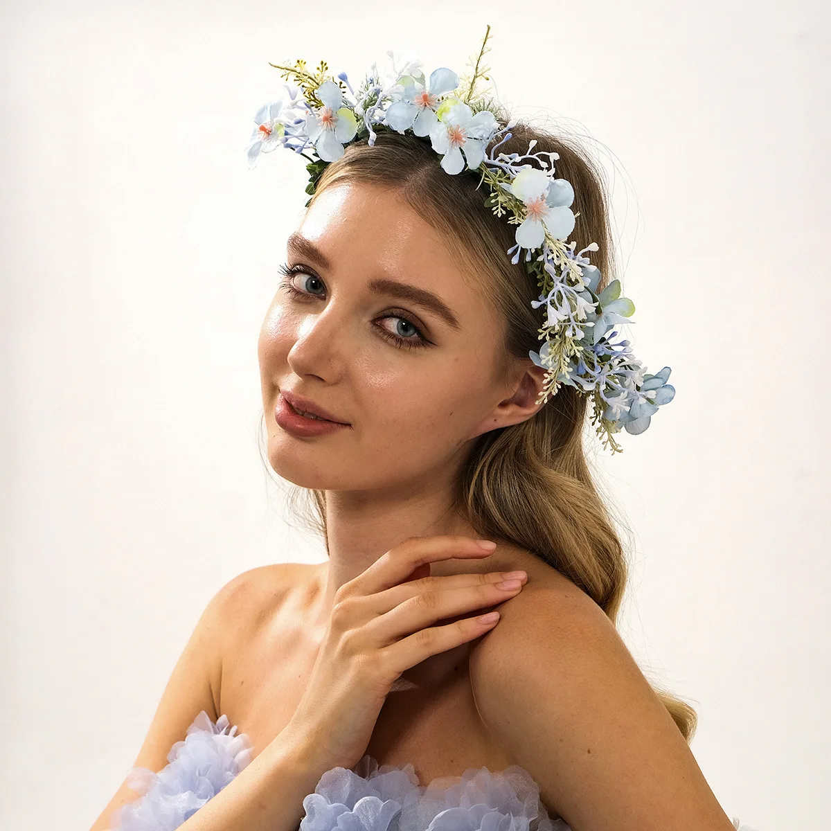 

Венок невесты, головной убор, повязка на голову с искусственным цветком, фотографии путешествий, свадебный реквизит, цветочные венки на голову, гирлянды, украшение для головного убора