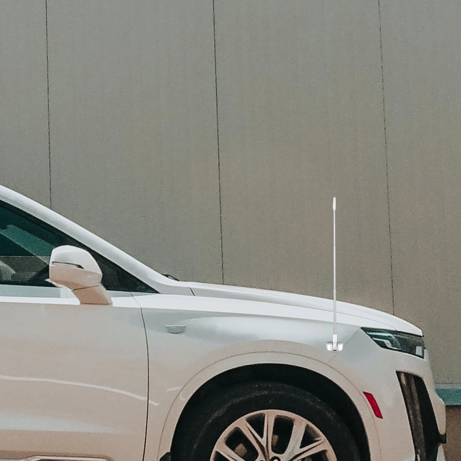 

Car Front Decorative Antenna 3 Section Telescopic Flagpole Vehicle Protector Lights Enhance Safety Easy Installation Weather