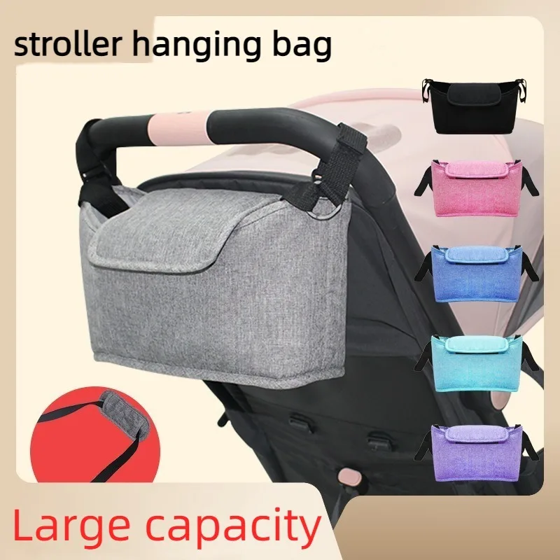 Stroller Caddy Storage Bag Waterproof Diaper Bag Multipurpose Baby Stroller Accessory Maternity Mother Organizer Large Handbags