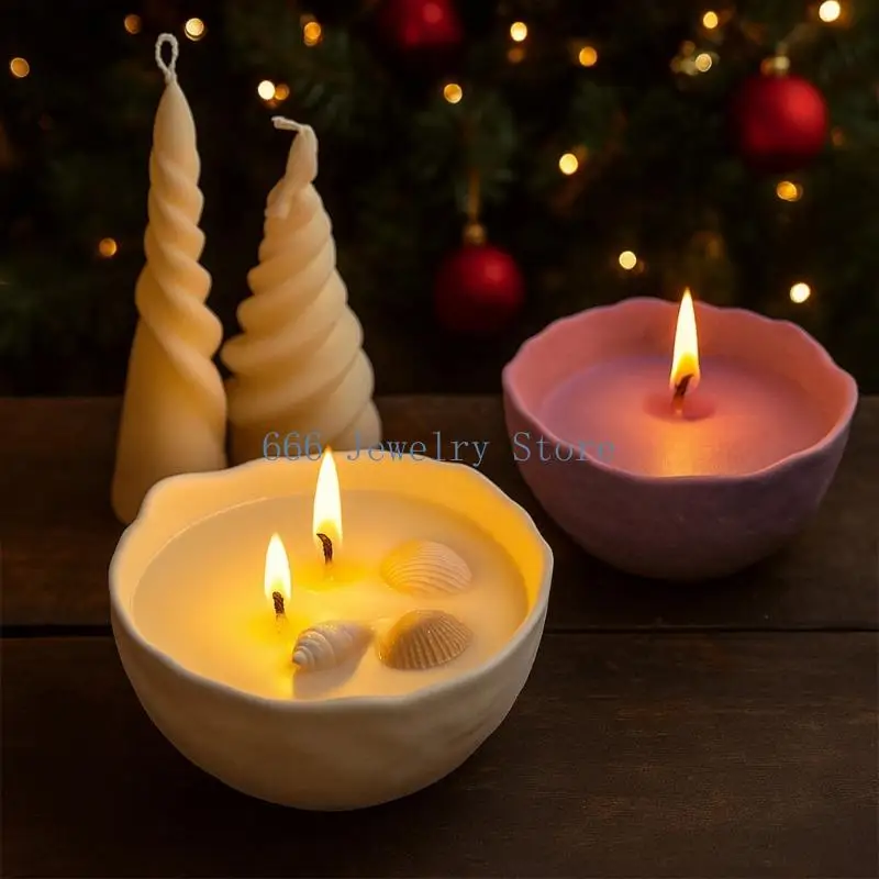 F2TD Heat Resistant Silicone Mould Decorative Bowls Making Accessories