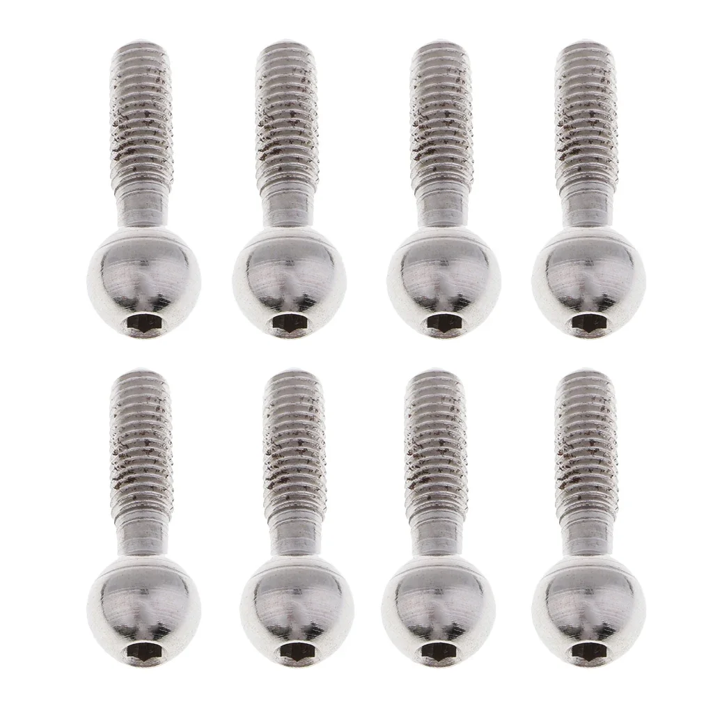 8Pcs/set HSP 02152 M5 Ball-Head Screw For 1/10 RC Model Remote Control Car Spare Parts HSP 94122 94166 94188