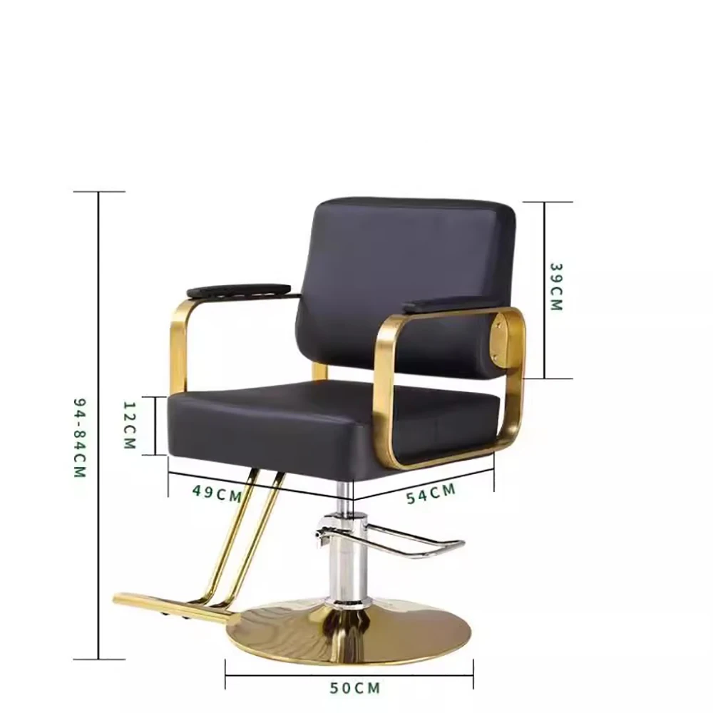 Simple Modern Barber Chair Luxury Trendy Comfortable Design Salon Chair Ergonomic Elastic Cadeira De Barbearia Salon Furniture