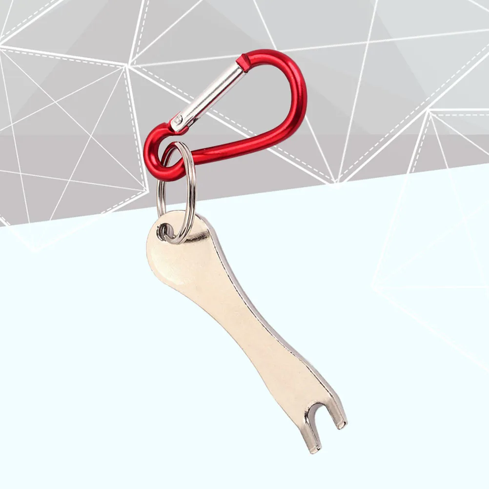 

Portable Bridge Pin Puller Keychain for Guitar Ukulele Bass Banjo Dobro Mandolin Easy String Peg Removal Tool Silver