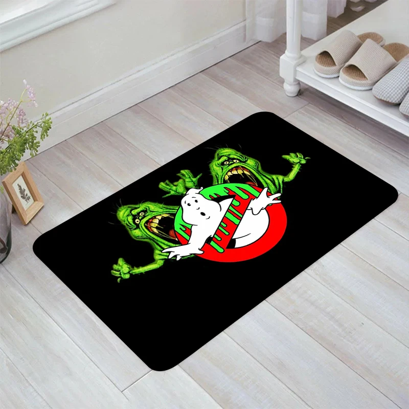 Classic Movie G-Ghostbusters Floor Mat Balcony Rugs Doormat Entrance Door Kitchen Carpet Aesthetic Room Decoration Carpets Home