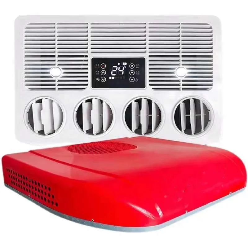 Dc 12v 24v Split Truck Parking Cooler Rooftop Portable Car Inverter Air Conditioner Conditioning