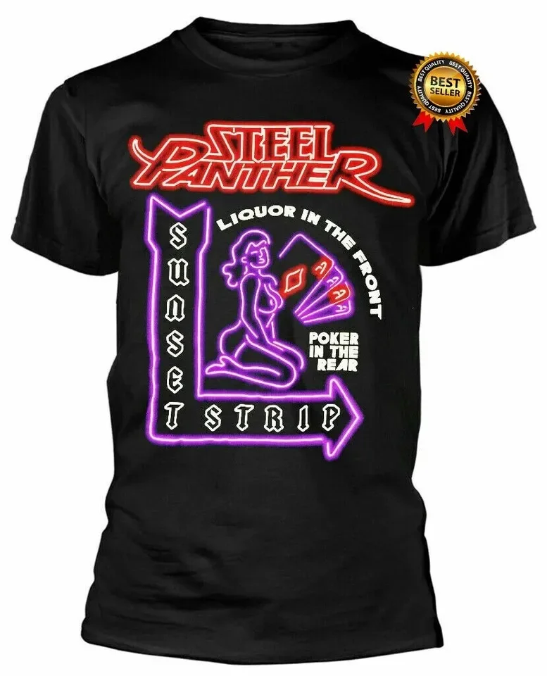 Steel Panther 'Sunset Strip Neon Unisex Cotton All Size S-5XL t-shirt KC04