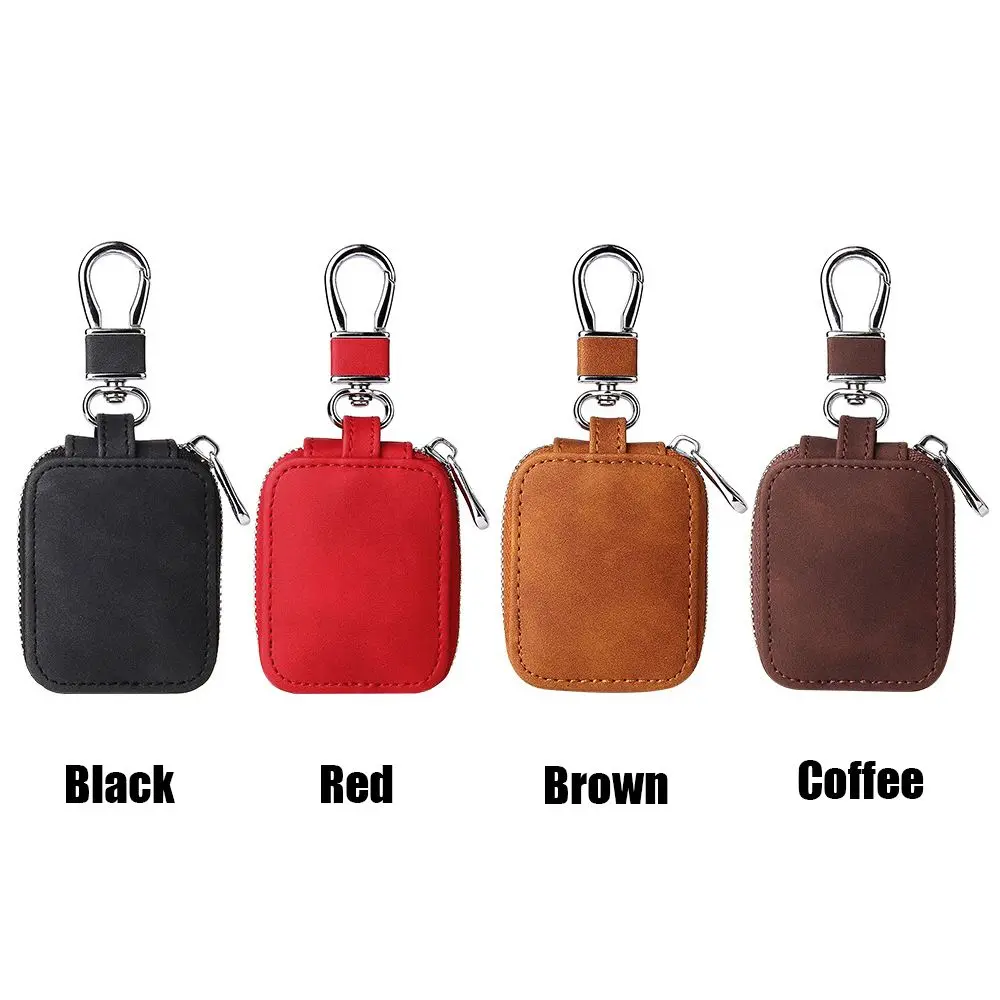 1PC PU Leather Protective Case Bluetooth Earphone Protective Case Anti Lost Storage Bag Accessories For Apple Airpods Pro 3 2 1
