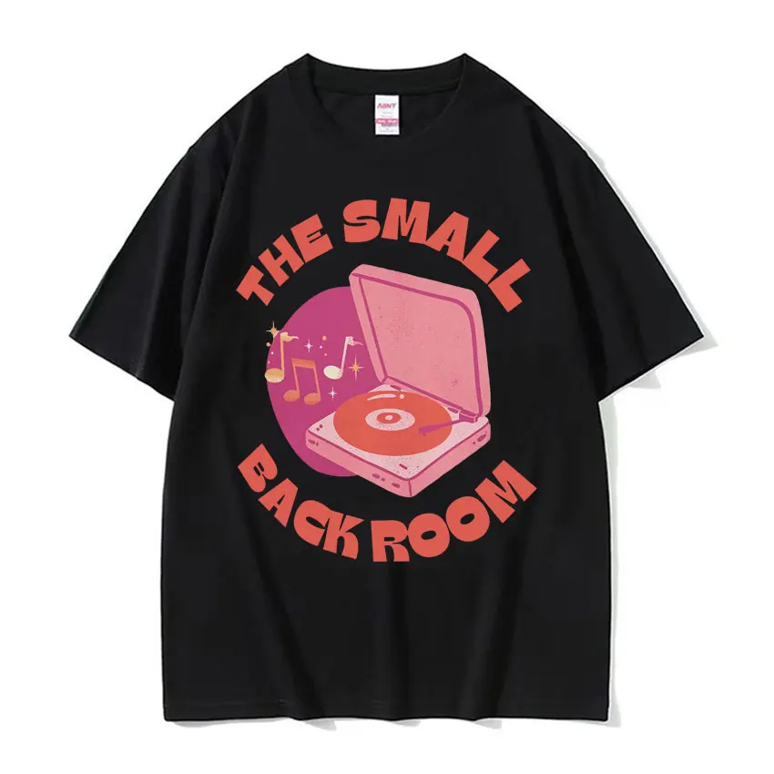 Good Omens The Small Back Room Maggie's Record Shop T Shirt Unisex Vintage Graphic Logo Tees Men Casual 100% Cotton T-shirt Tops