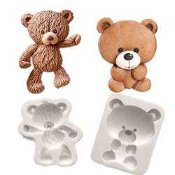 Bears And Alpacas Fondant Cake Molds For Baking Decoration Cake Tools Cake Topper Mould Sugar Craft Mold Gumpaste Mold