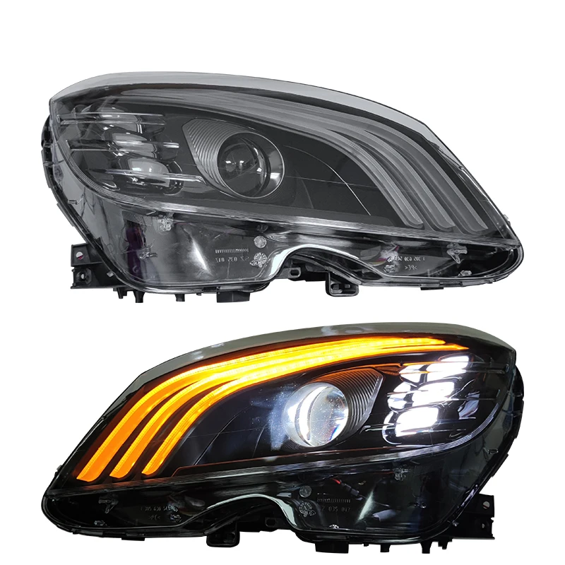 

Plug and Play Head Light for Benz C-Class W204 Headlights 2007-2011 Upgrade Maybach LED Headlamp C200 Automotive Accessories