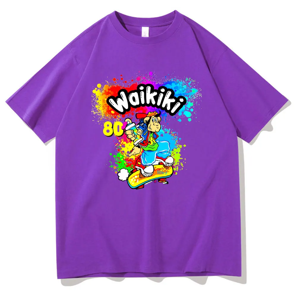 Love Graffiti Lc Waikiki Monkey T-shirt Funny Cartoon Monkey Print Tshirt Men Women Fashion Oversized T Shirts Male Cotton Tees