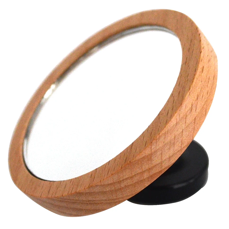 กระจกเอสเปรสโซไม้อุปกรณ์เสริมเลนส์อัตราการไหลฐานสังเกต Portafilter เครื่องชงกาแฟเครื่องบดแม่เหล็กสะท้อนแสง