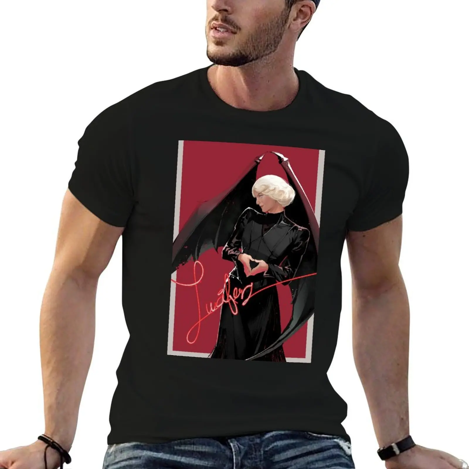 

Футболка Sandman Wing, мужская футболка, летняя футболка, мужская хлопковая футболка, футболка из 100% хлопка