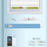 Matter Over WiFi Smart Blinds Motor for Roman Shade Honeycomb Shade Pleated Blinds Homekit Alexa Google Home Smartthings App