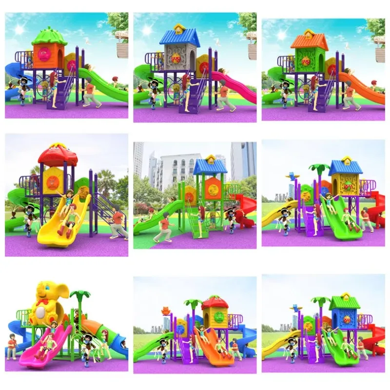 YTYIN بالجملة الأطفال ملعب صغير الشريحة والأرجوحة مزيج الاطفال ملعب في الهواء الطلق للفناء الخلفي #3