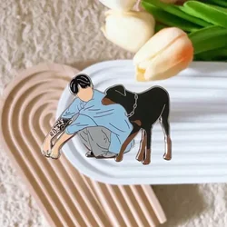 JK & BAM  Hard Enamel Pin（It's not soft enamel）