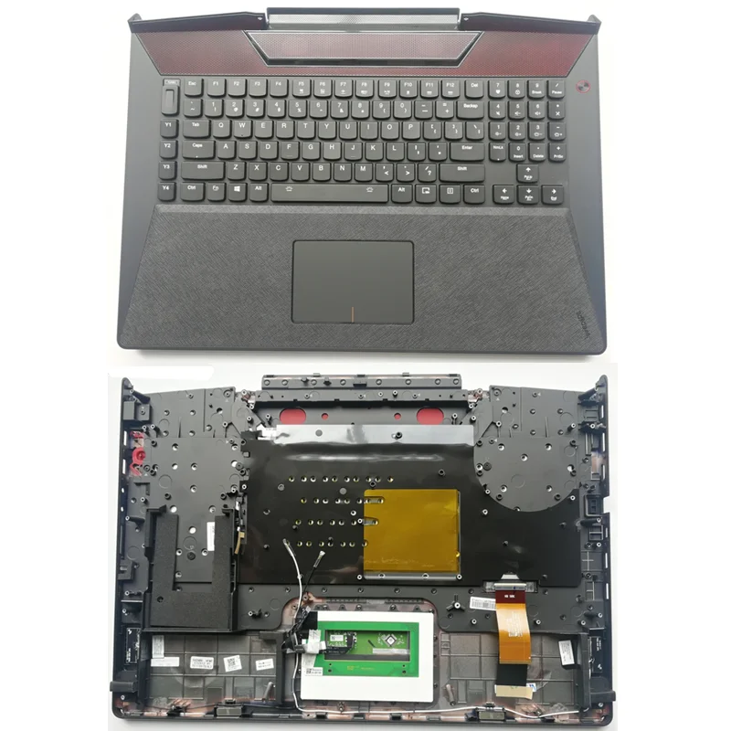 New for LENOVO Rescuer Y900 Y910 Y920 C Cover Shell UPPER PalmRest US keyboard with Bezel touchpad