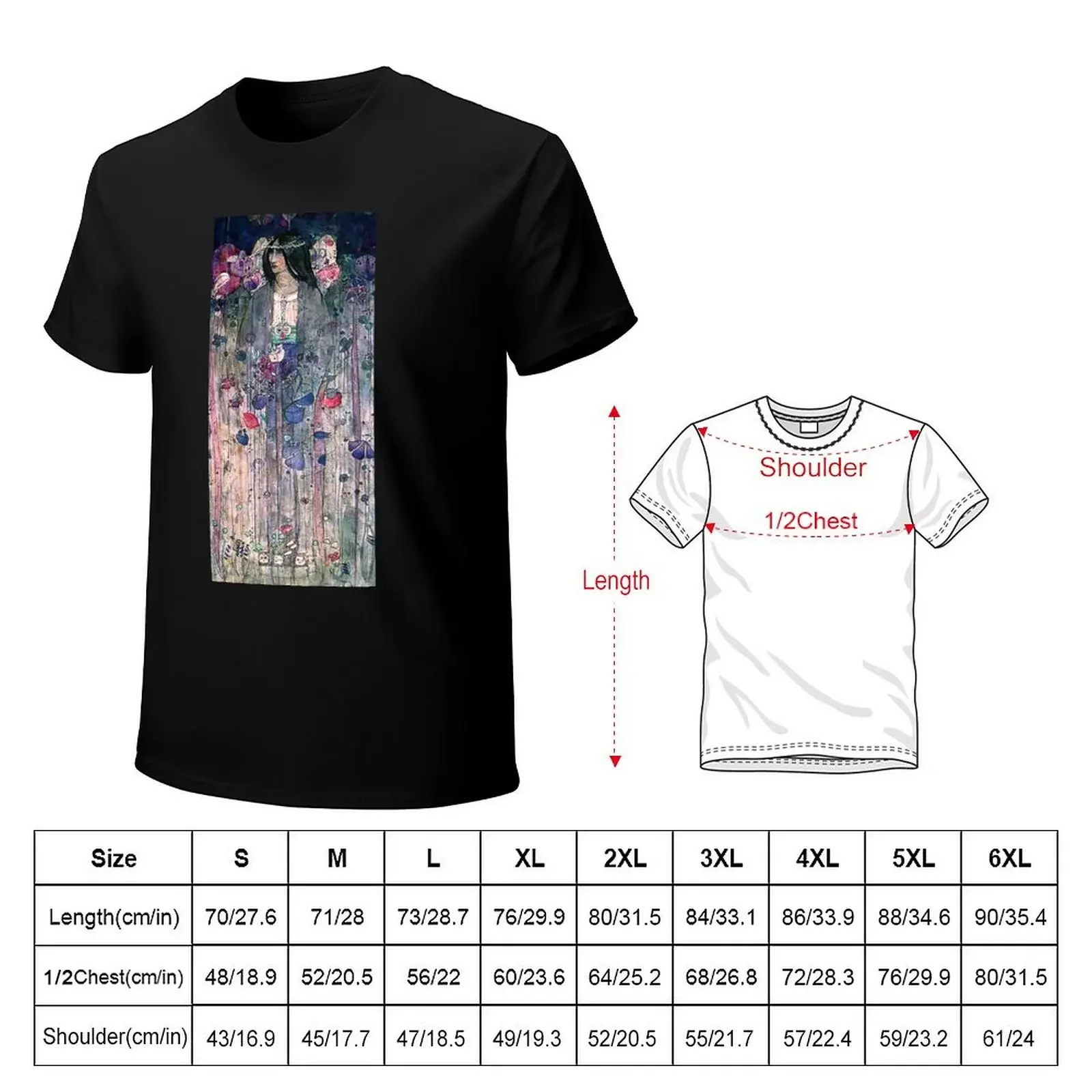 Charles Rennie Mackintosh In Fairyland 1897 T-Shirt custom t shirt plain t shirt for men