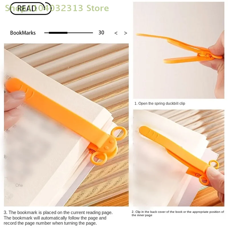 1/3 قطعة، إشارة مرجعية من السيليكون تتبع تلقائيًا للصفحة، إشارات مرجعية للطلاب، قرطاسية مكتبية، مناسبة للمدرسة المنزلية #1