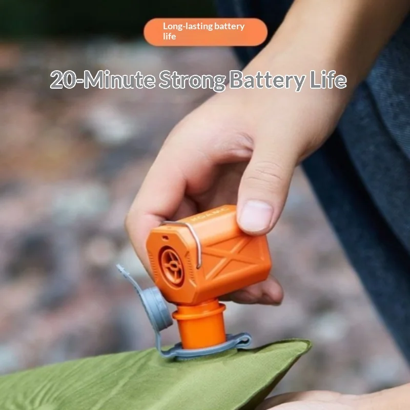 Mini Portable Air Pump USB Rechargeable To Inflate Deflate for Pool Floats Air Bed Vacuum Storage Bags Camping Outdoor Tools view 3