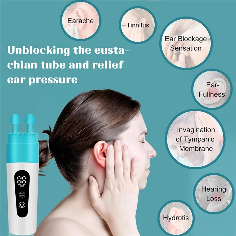 

Eustachian Tube Unclogger, Eustachian Ear Unclogger Balanced Ear Pressure, Ear Pressure Reliever, Tinnitus, Earachem12k
