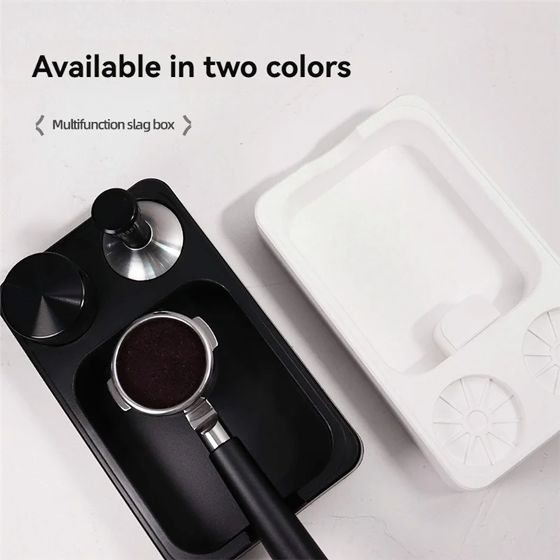 AF93-محطة دك اسبريسو صندوق منظم اسبريسو حامل العبث لمرشح القهوة لمنظم أدوات القهوة على سطح الطاولة