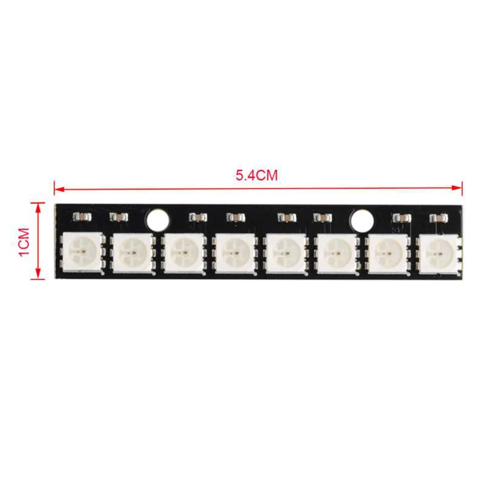 Imagem -05 - Conselho de Desenvolvimento Led Strip 8bits Canal Built-in Full Color Driven Ws2812 5050 Rgb Faça Você Mesmo Driver Board