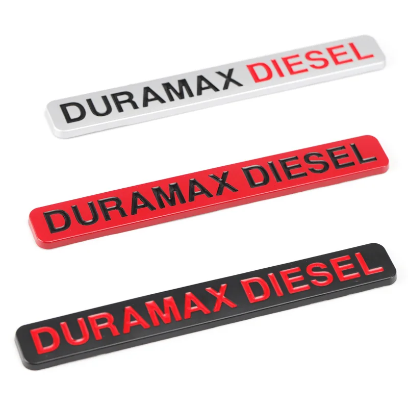 Duramax الديزل المعادن شعارات شارات ملصقات السيارات ل شيفروليه سيلفرادو ZF6 سرعة EFI لايف جي إم سي سييرا أليسون انتقال أفيو
