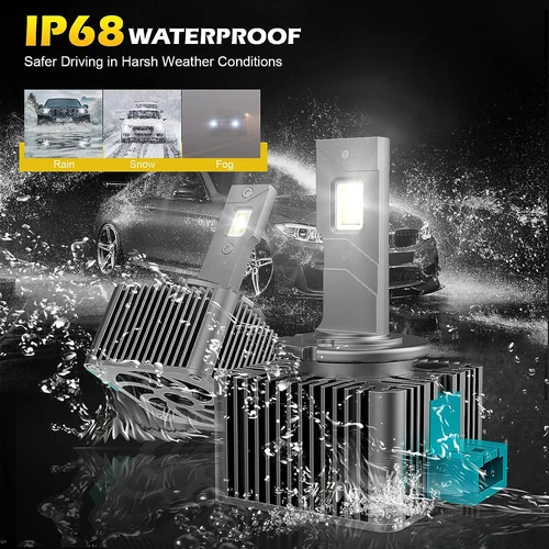 Imagen 2 del producto Serie D D1S D3S bombillas de faros Led 12V 24V Canbus sin Error D4S D5S D2S luces Led D4R D2R lámpara de coche luces automáticas 6500K 12V 24V