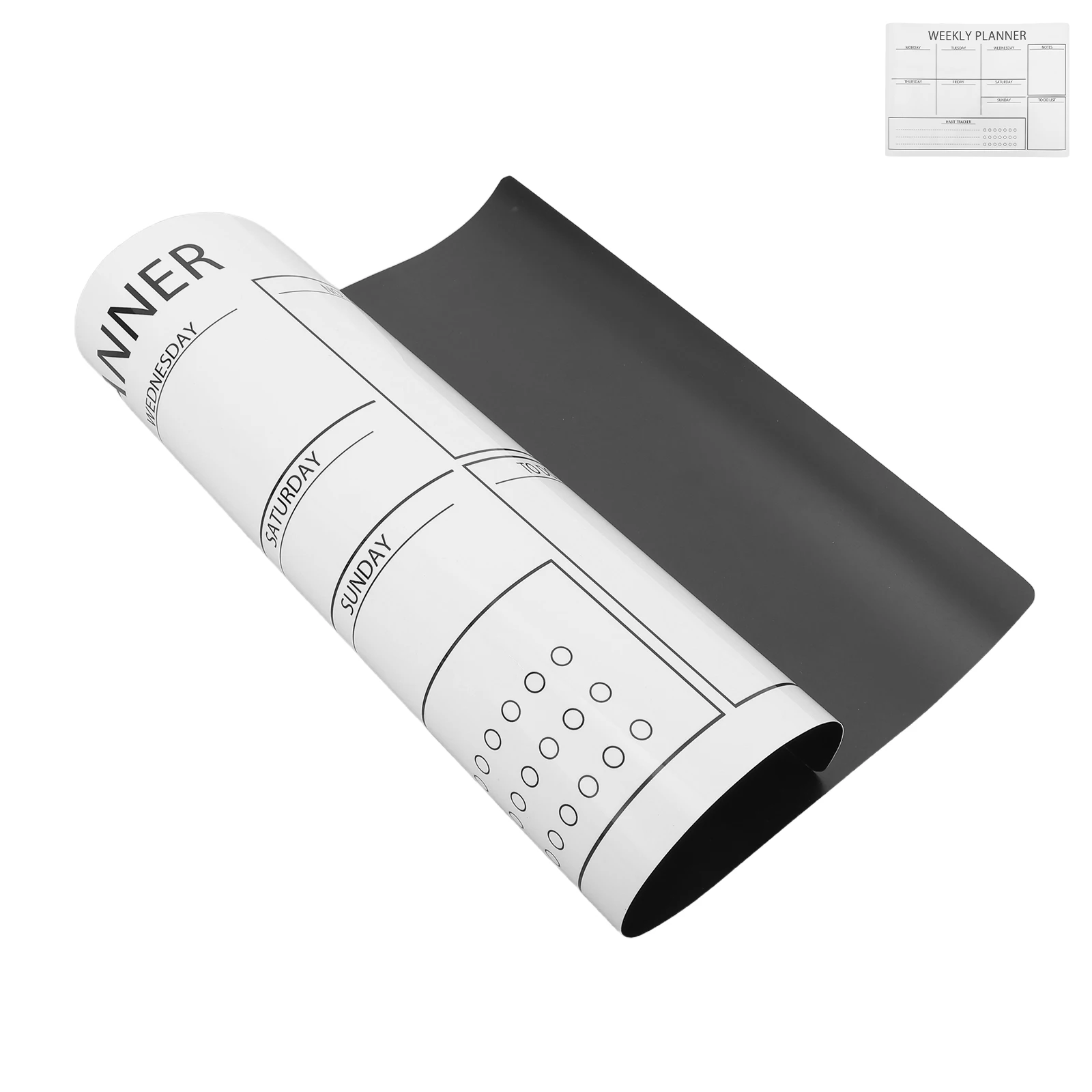 

Whiteboard Sticker for Wall Removable Dry Erase 12x16 Inch Self Adhesive PVC Weekly Planner Calendar Message Board Office Home