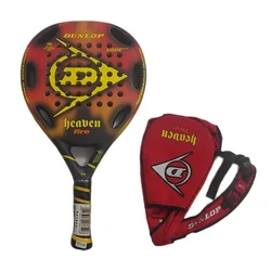 High Quality Professional Padel Tennis Racquet Soft Face Carbon Fiber Lightweight Fashionable EVA Sports Racquet Equipment