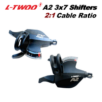 LTWOO Groupset LTWOO A2 3x7 21 Speed Groupset Shifter Lever+Rear Derailleur for MTB Bike Cassette 32T 36T, compatible M4000 RD