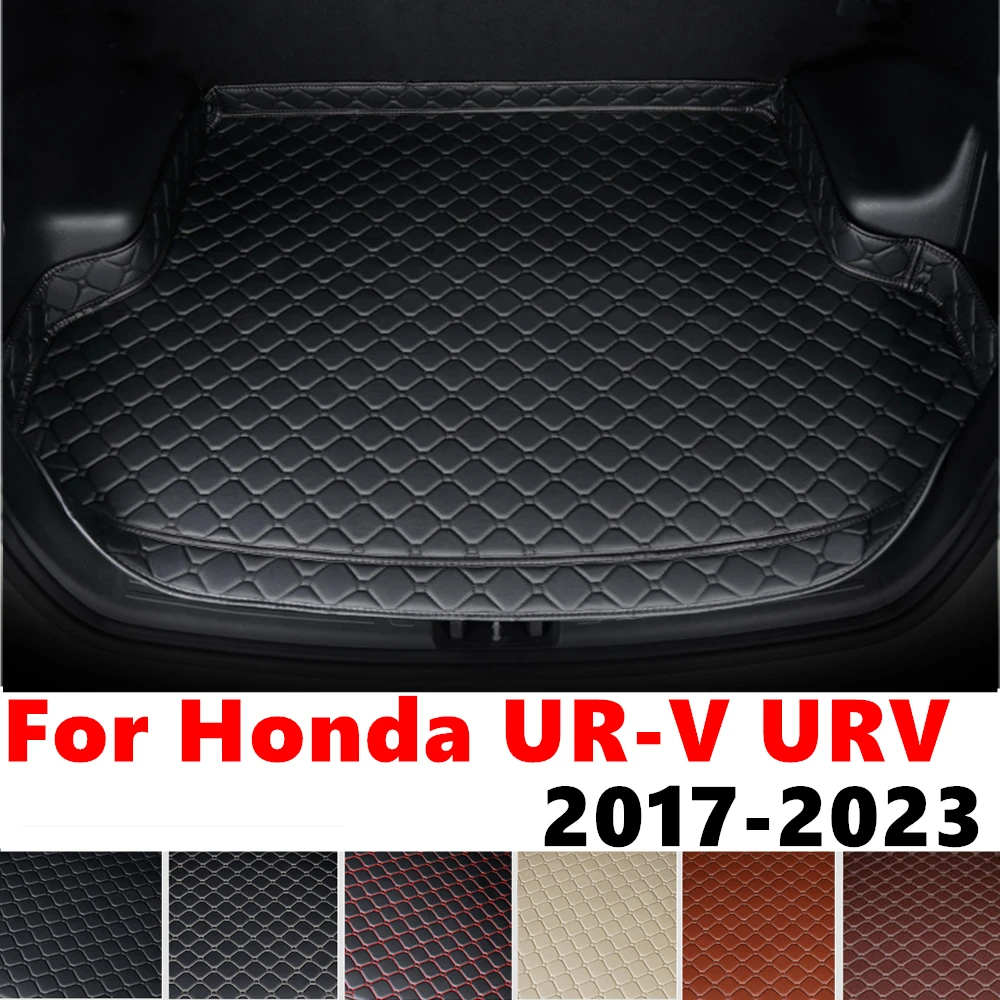 High Side Car trunk mat for Honda UR-V URV 2023 2022 2021-2017 Tail Boot luggage Pad Cover Rear Cargo Liner Interior Accessories