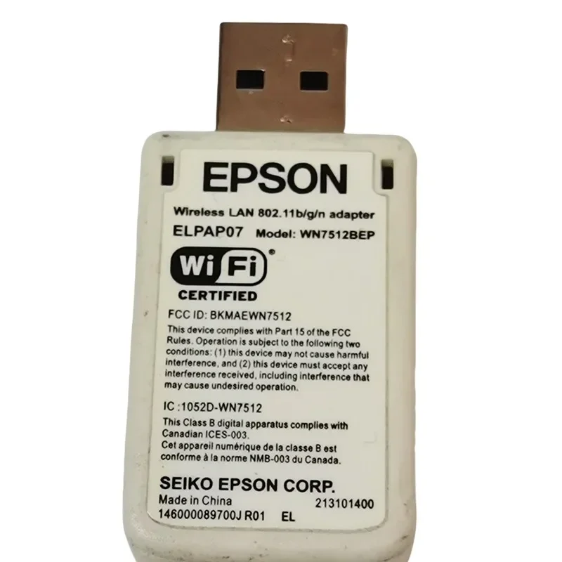 EPSON ELPAP07 WN7512BEP WIRELESS LAN USB Adapter for EPSON projector