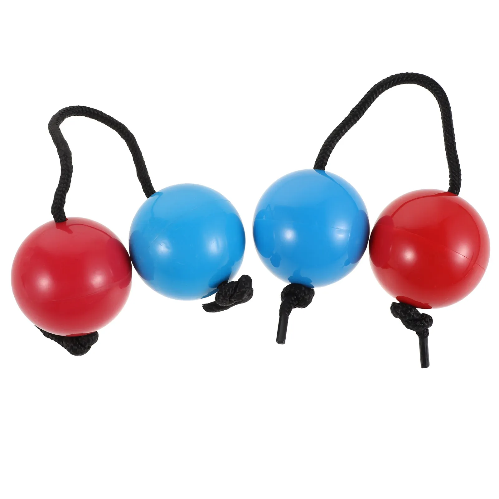 2Pcs Kashaka African Shaker Double Balls Hand Percussion Instrument Rhythmic Maracas for Shows Parties and Music Learning