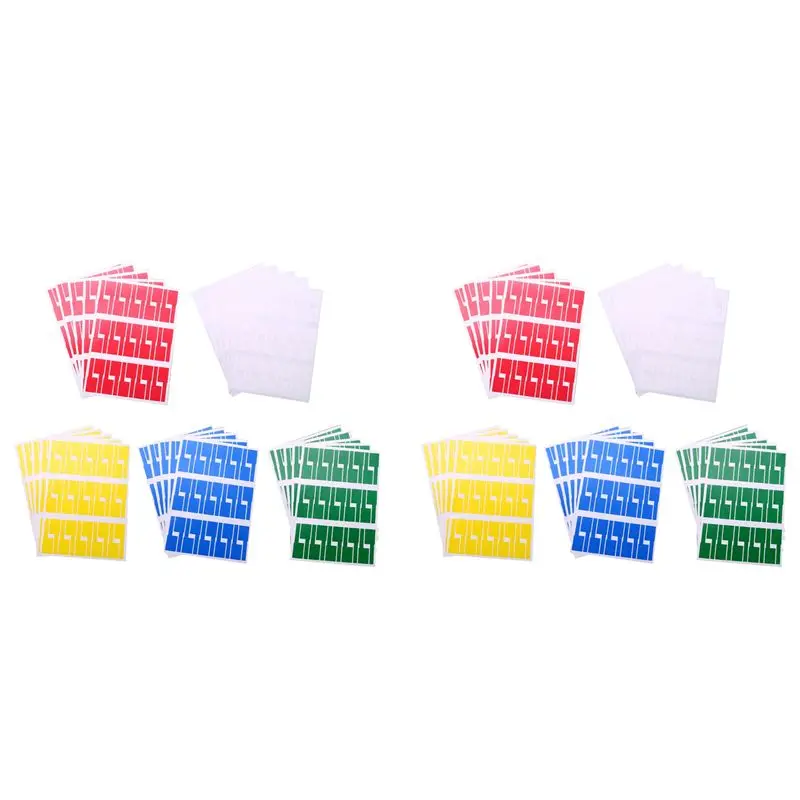 AB33-1500Pcs Cable Label Sticker Waterproof Wire Network Electrical Cable Labels Cord Tag Marker Print Stickers Organizer