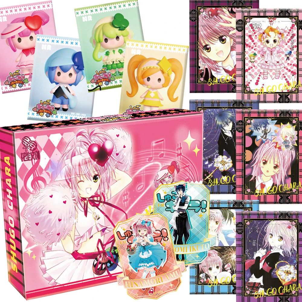 

Коллекция карт Shugo Chara Lovely Enchanting Girls Hinamori Amu Tsukiyomi Utau, классический аниме-плакат UR, карты, подарок для детей