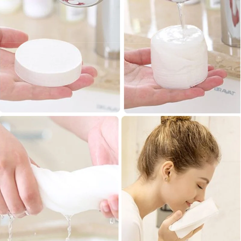 1/2/5/10PCS Compressed Microfiber Towels Camping Travel Practical Easy To Carry Makeup Cleansing Mini Bath SpaTowels Portable