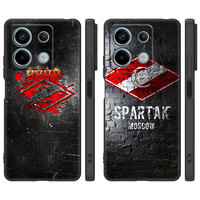 Russian Spartak Moscow Cartoon Case For Xiaomi Redmi Note 13 Pro Plus 11T 10T 9S Pro Redmi 13C 12R 12C 10C 10A 9T 9C 9A 70 Pro