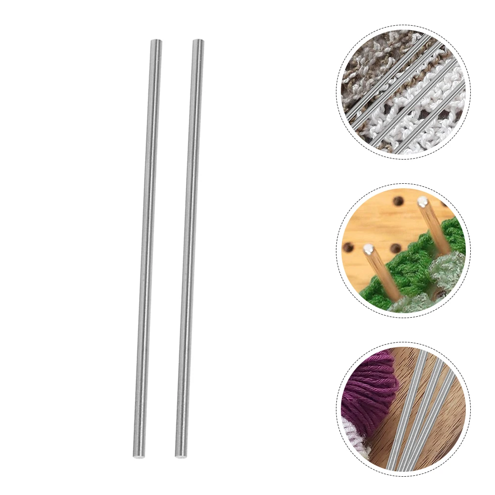 

8pcs Stainless Steel Rod Pins Metal Pegs Crochet Board Essentials Tools For Knitting Durable Diy Crafting Needle Set Blocking