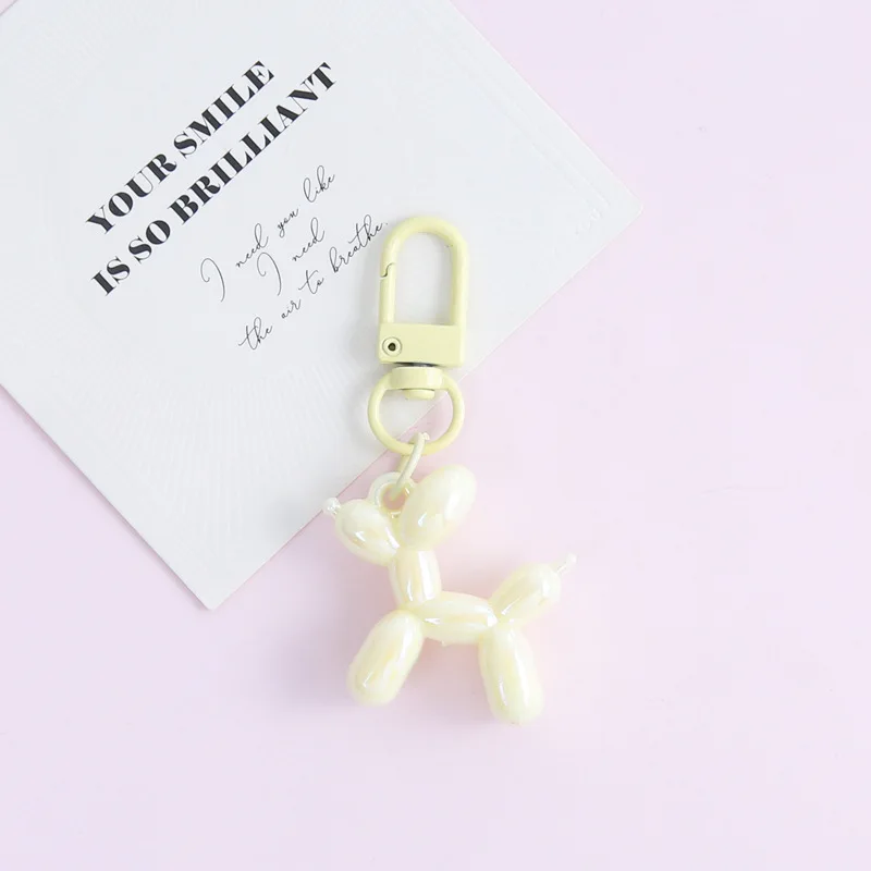 5/10 Stück Niedliche Cartoon-Ballonhund-Schlüsselanhänger für Damen Taschenanhänger Autoschlüsselanhänger Schmuck Geschenk Dekoration Accessoires – Detail 8