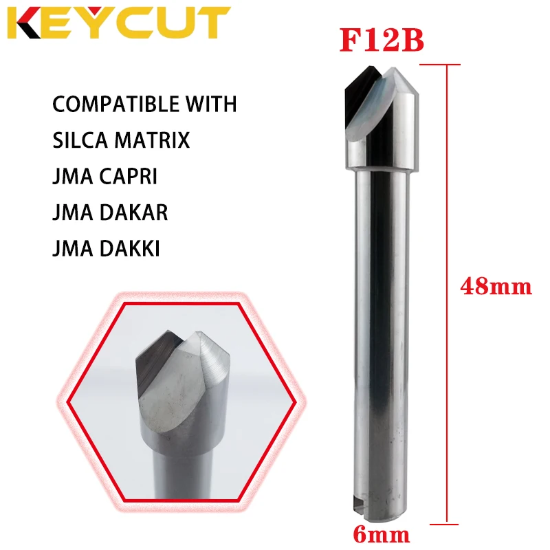 SILCA F12A F12B Mul-T-Lock milling Cutter Fits SILCA MATRIX JMA Capri Dakar Dakki Key Duplicating Machine Aftermarket Locksmith