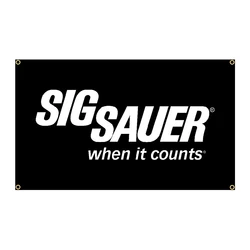 90*150cm SIG SAUER When It Counts Flag