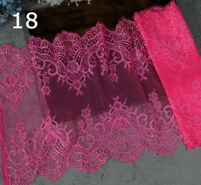 (3M/Lot)Changtilly Lace Trim DIY Eyelash Lace Fabrics Accessories Clothing Sewing Lace Materials Bridal Lace For Kneedle Work