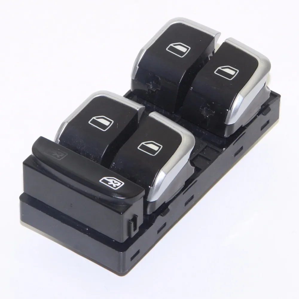 

Chrome Window Master Panel Switch For 8UD 959 851 A A4 S4 B8 Q5 A5