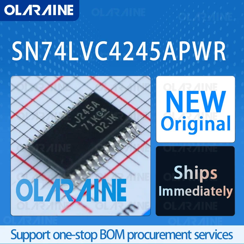 

10/50/100Pcs SN74LVC4245APWR TSSOP-24 original ic chip Bus transceivers RoHS 3-State 8 Circuit Voltage: -3.6 V, 5.5 V